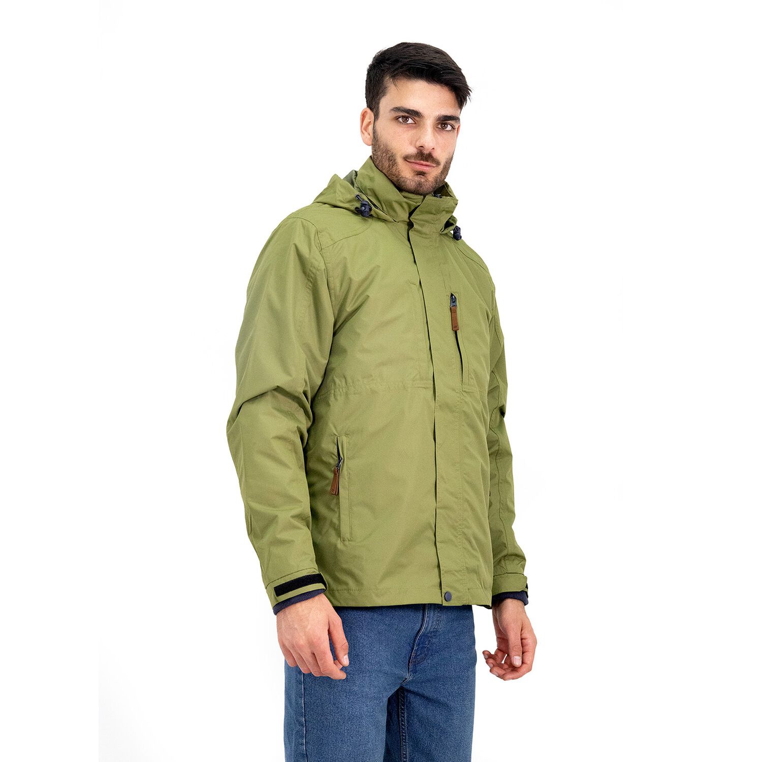 Parka Desmontable Quebec Ottawa 3 En 1 Verde Oliva image number 4.0